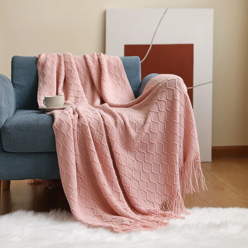 Texturiertes Aura Wurfdecke