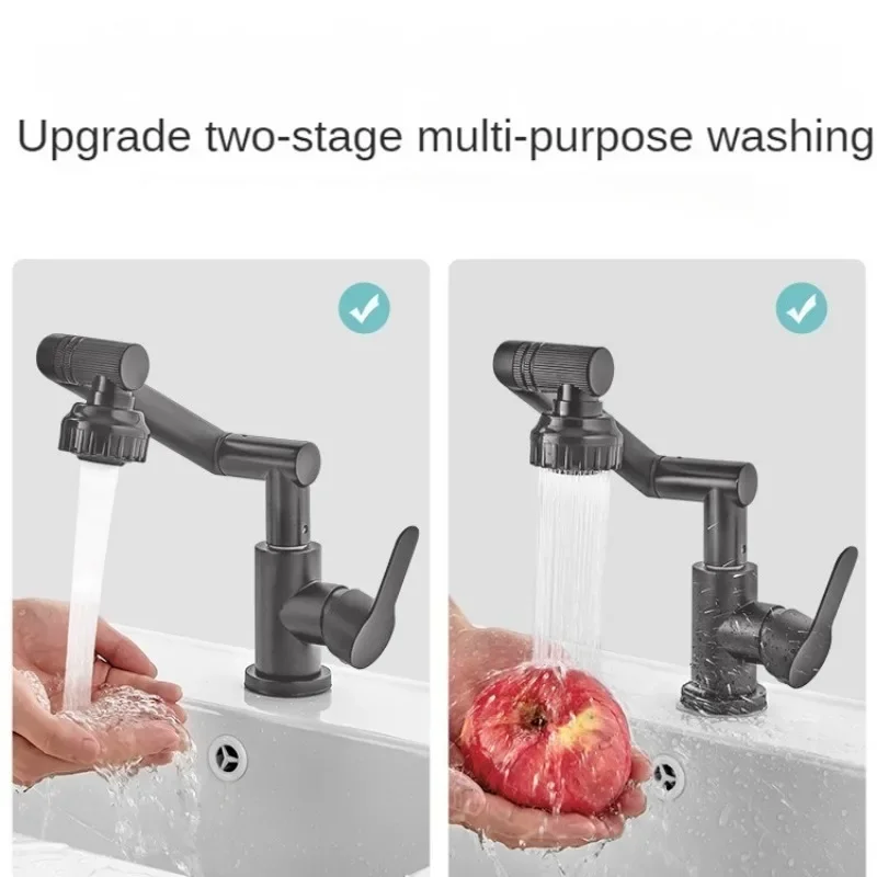 Skanto | Spritzwassergeschützter Mechanischer Universal-Schwenkarm-Wasserhahn