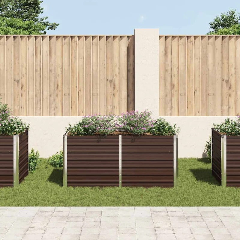 Hochbeet Garten Beet 160x80x77cm Braun Gartenbeet Pflanzkasten