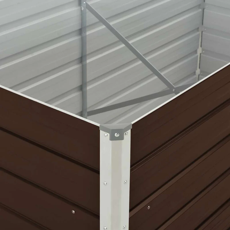 Hochbeet Garten Beet 160x80x77cm Braun Gartenbeet Pflanzkasten