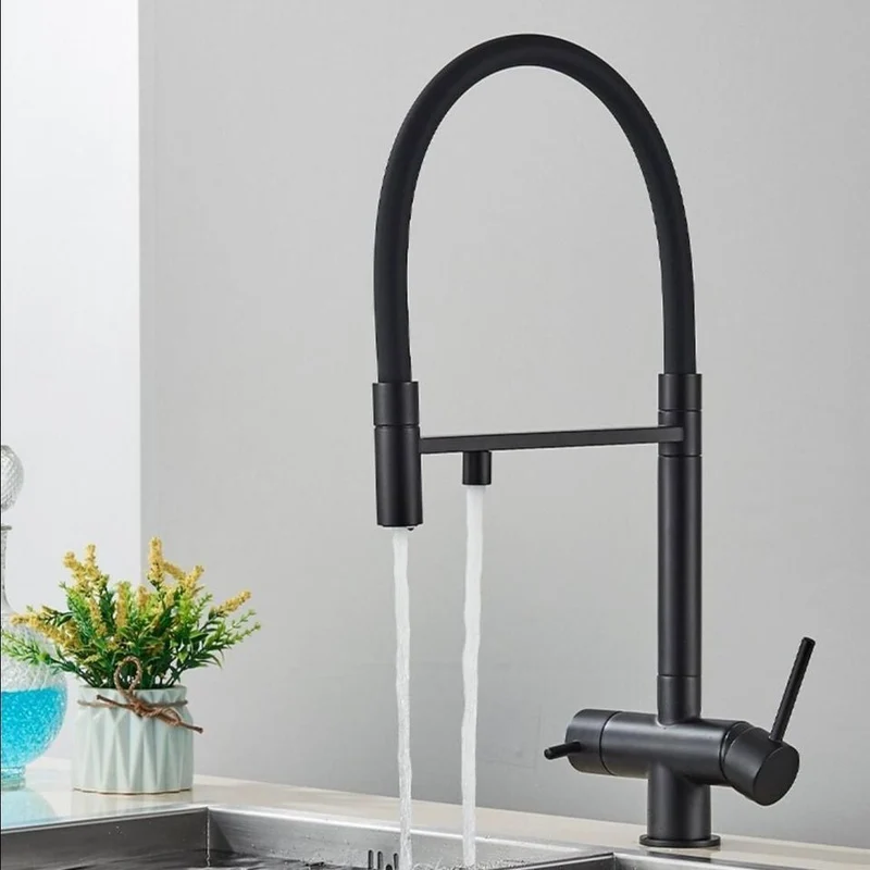 Küchenarmatur 3 Wege Trinkwasserhahn Wasserhahn Mischbatterie Osmose