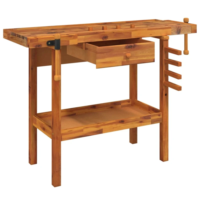 Werkbank Werktisch Werkstatttisch 124x52x83cm Arbeitstisch