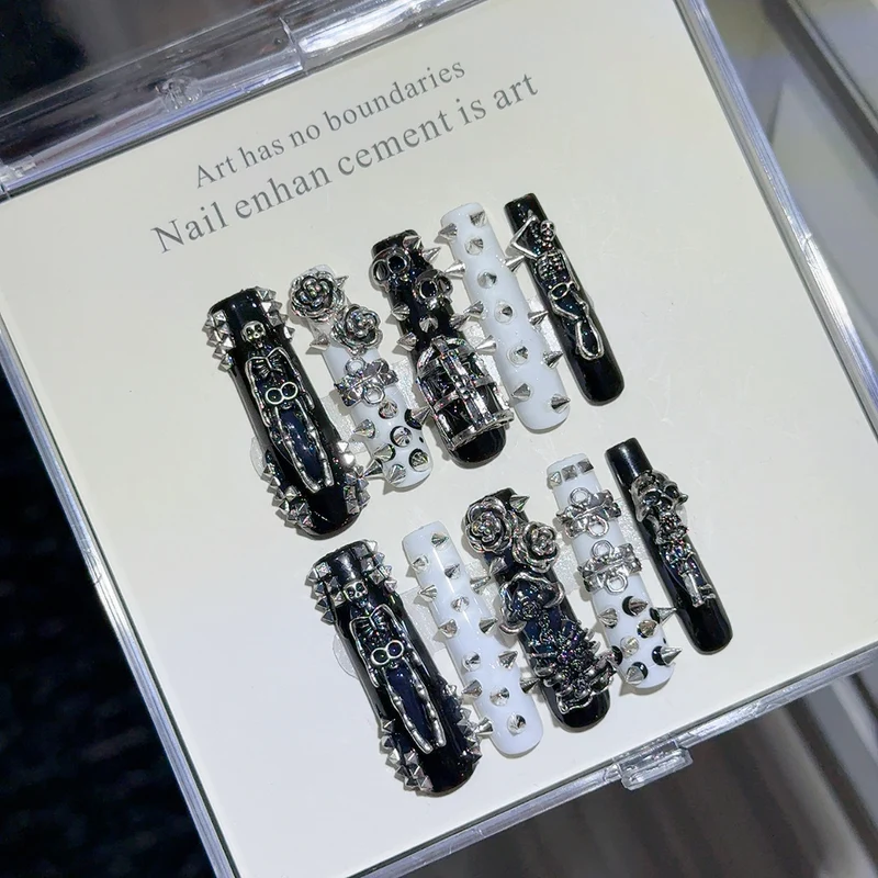 Gothic-Themen Nagelkunst Set
