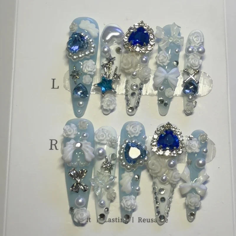 Dekoratives 3D Nagelkunst Set