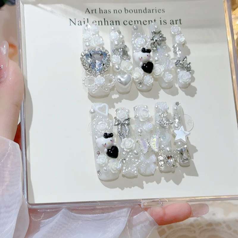 Dekoratives 3D Nagelkunst Set