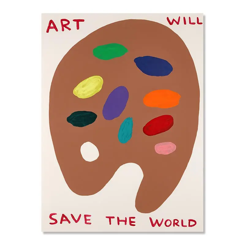 Skanto | David Shrigley Hase Katze Wein Keks Schnelle Wandkunst Abstrakte Drucke Leinwandgemälde Nordisches Poster Bilder Wohnzimmer Dekor