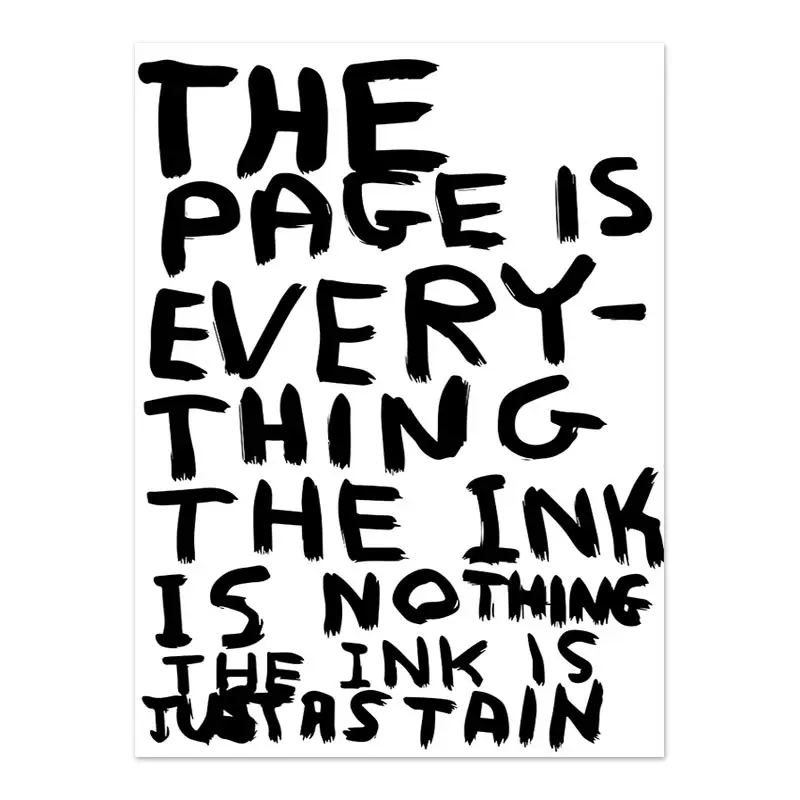 Skanto | David Shrigley Hase Katze Wein Keks Schnelle Wandkunst Abstrakte Drucke Leinwandgemälde Nordisches Poster Bilder Wohnzimmer Dekor