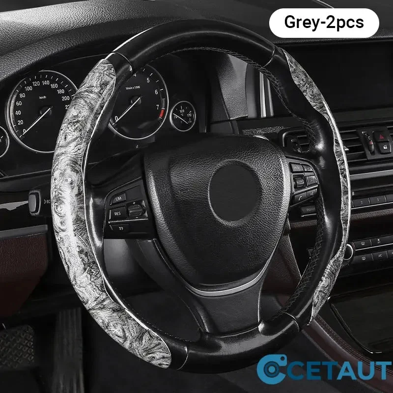🚗 50% RABATT! 🧤 Universal Anti-Rutsch Auto-Lenkradabdeckung – Weiches Mikrofasermaterial, Rutschfeste Innenschicht & Ideal Für Mehr Komfort Und Kontrolle Beim Fahren 🛡️