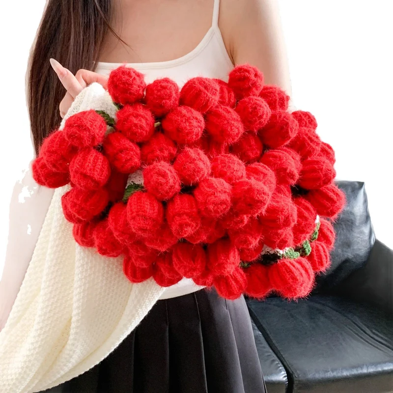 Floraler Strick