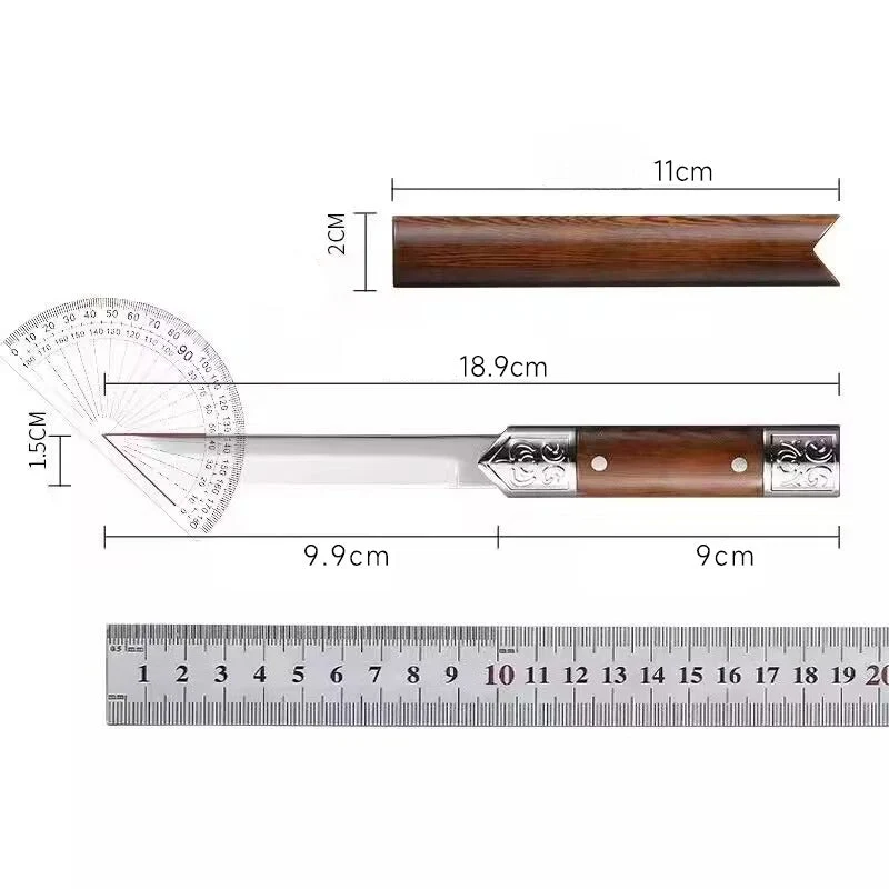 Skanto | Handgemachtes Gebrauchsmesser mit japanischem Holzgriff