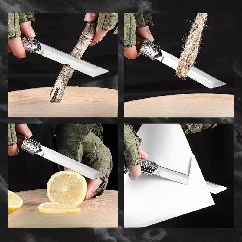 Skanto | Handgemachtes Gebrauchsmesser mit japanischem Holzgriff