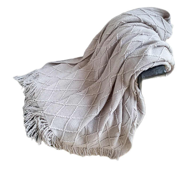 Gemütliche Strickdecke