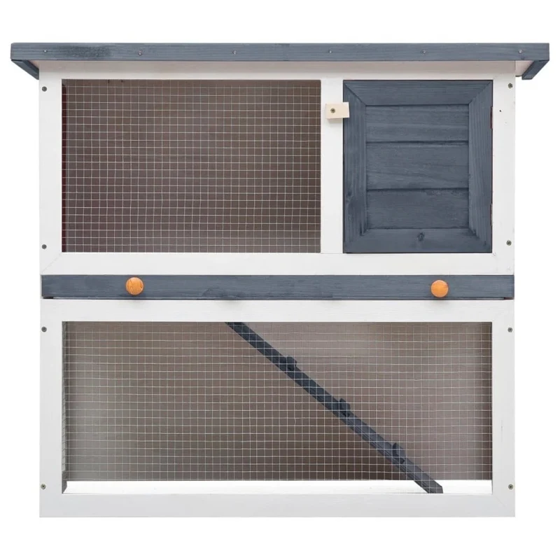 Kaninchenstall Hasenstall Kleintierstall Holz Freigehege Outdoor Stall
