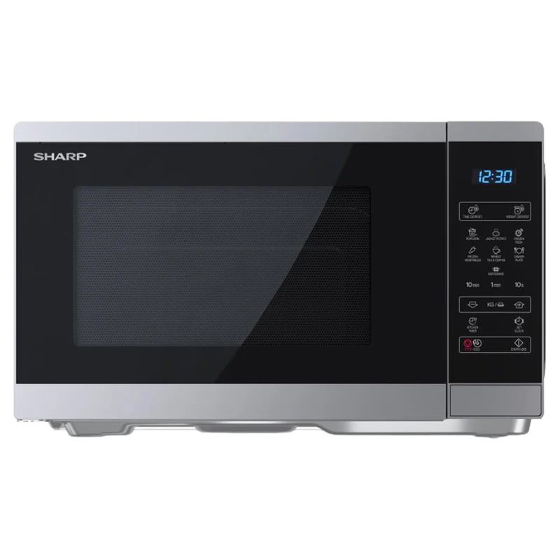 Sharp 25L freistehend Mikrowelle - Silber & Schwarz | YC-MS252AU-S