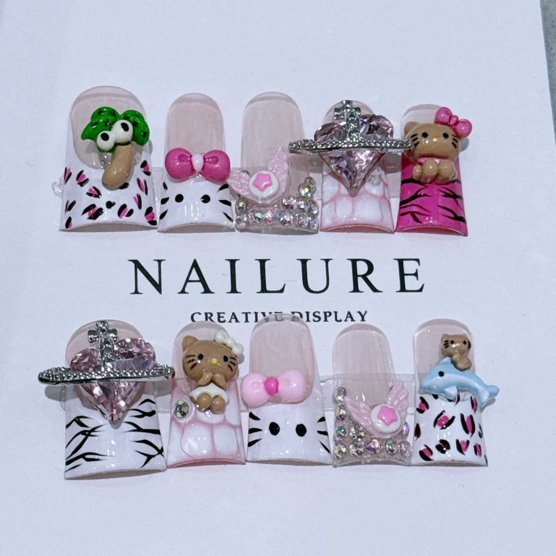Kreatives 3D Nagelkunst Dekor Set