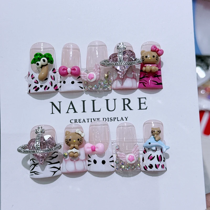 Kreatives 3D Nagelkunst Dekor Set