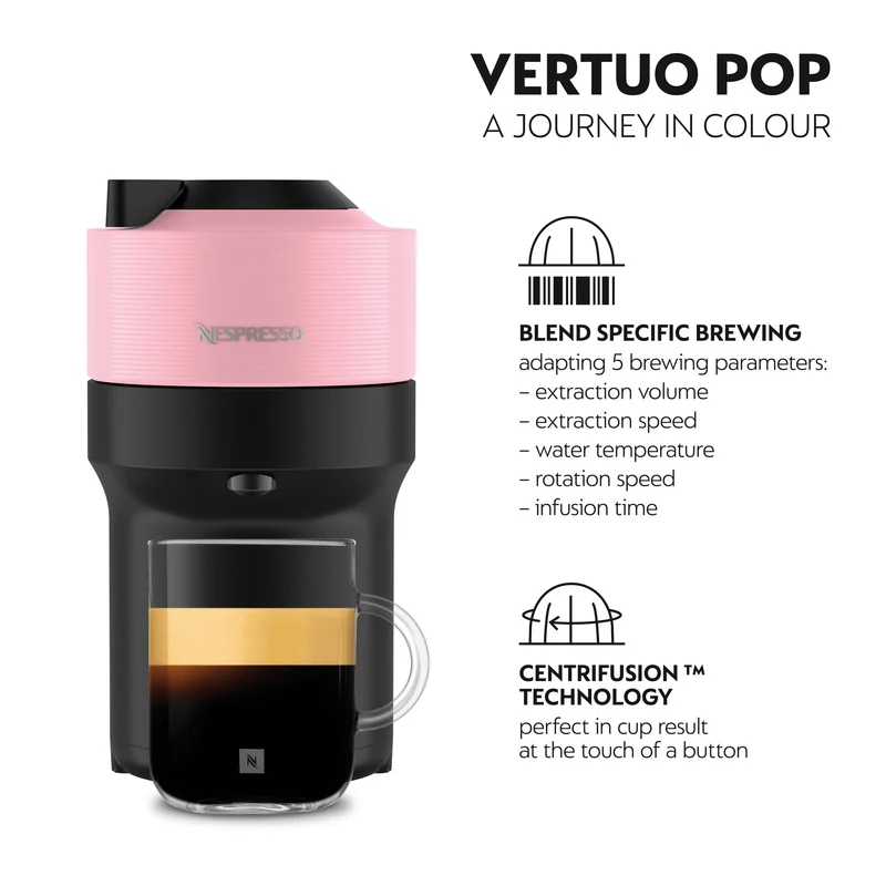DeLonghi Nespresso Vertuo Pop Kaffeemaschine - Pink | ENV90.P