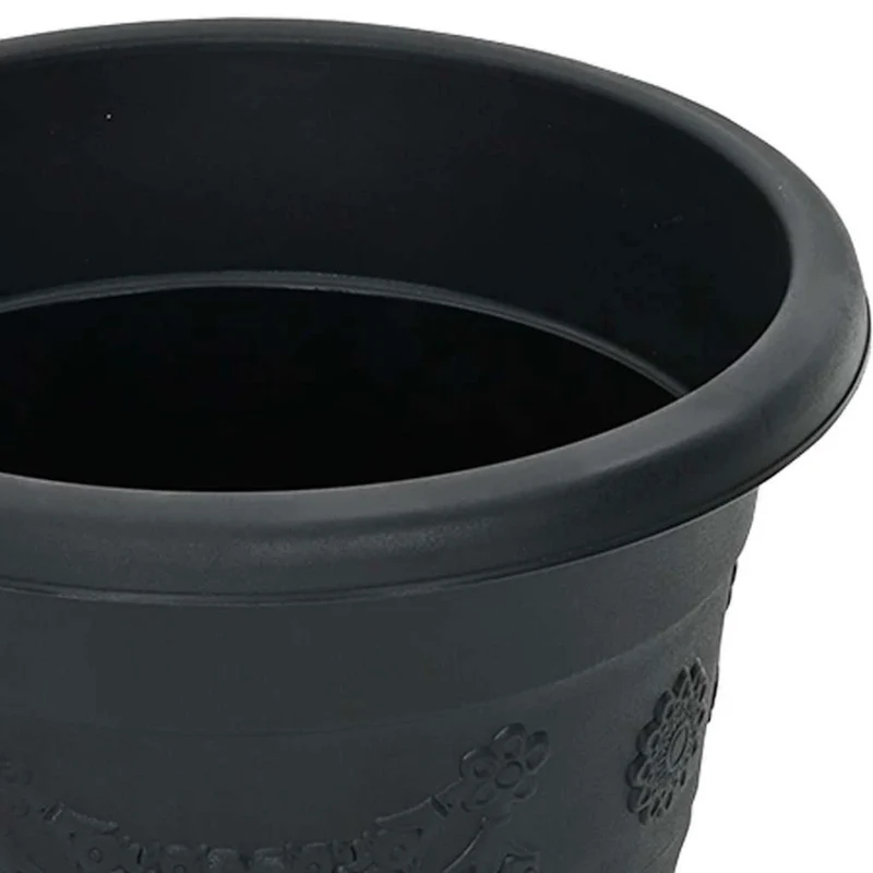 6x Pflanztopf Set Kunststoff Blumentopf Balkon Gartentopf Garten Topf