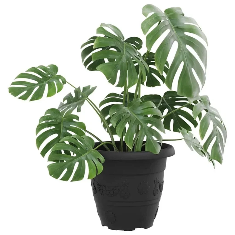 6x Pflanztopf Set Kunststoff Blumentopf Balkon Gartentopf Garten Topf