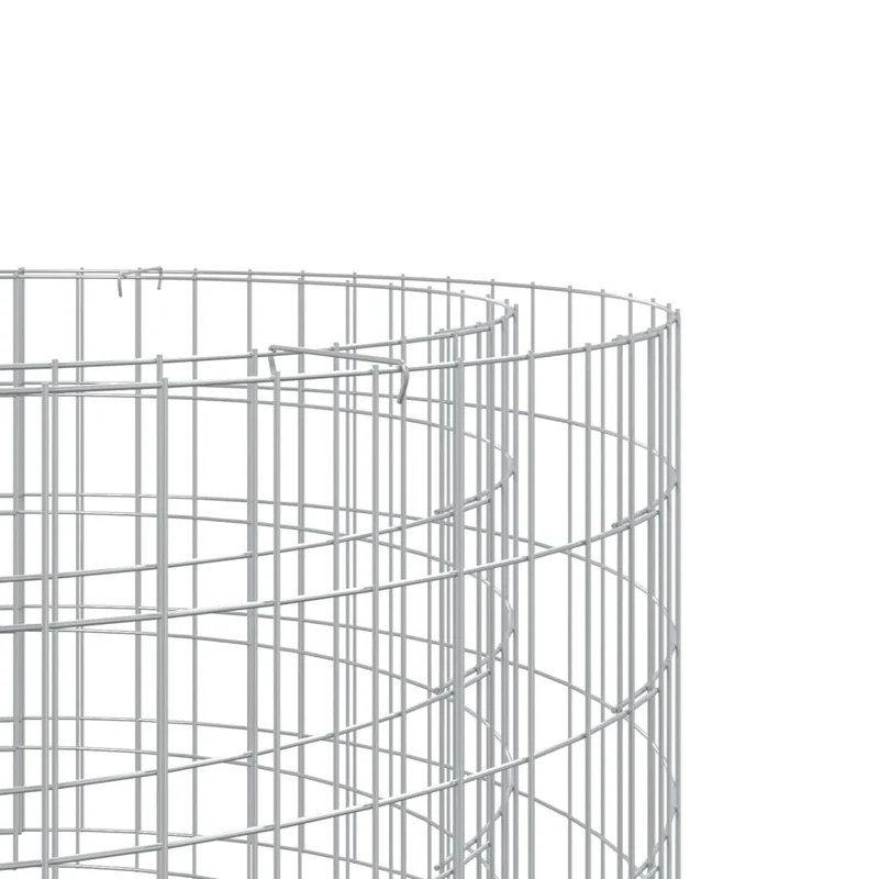 Gabionen Feuerstelle 100cm Feuerkorb Gartenfeuer Feuerschale