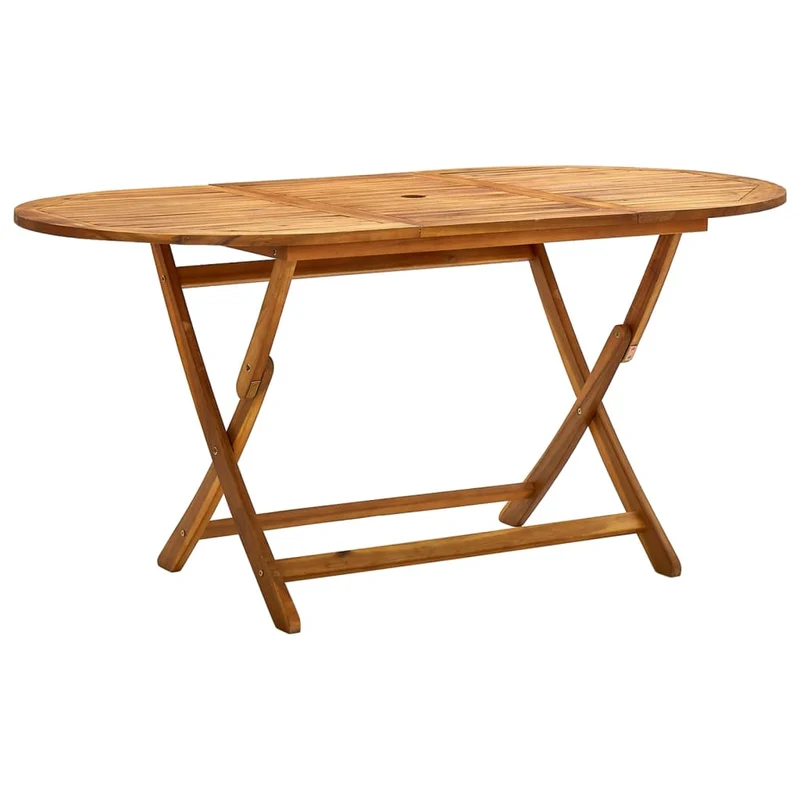 Klappbarer Gartentisch 160x85x75cm Holztisch Klapptisch