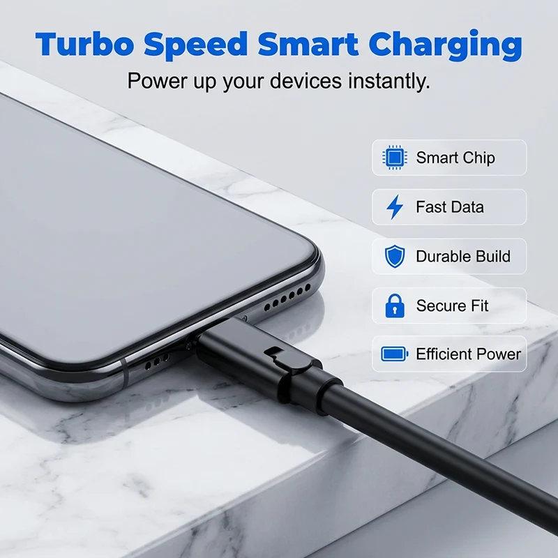 ✨🔥Zuschneidbares und reparierbares USB-C Schnellladekabel