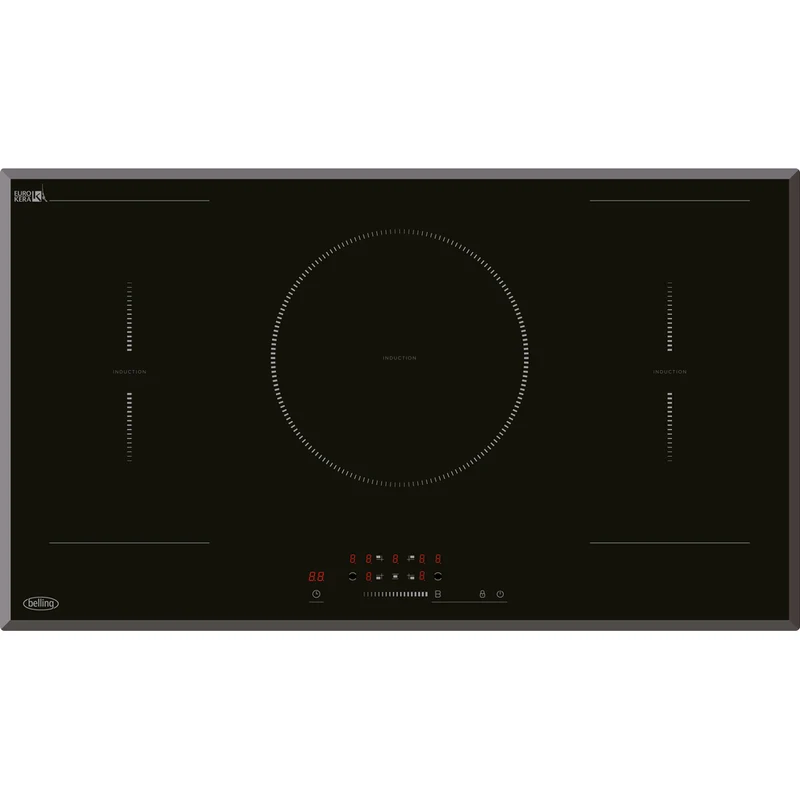 Belling 90CM 5 Zone Induction Kochfeld - Schwarz | BIH90TB