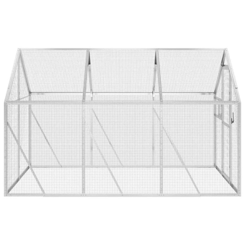 Alu Voliere Vogelkäfig Vogelvoliere Freilaufgehege Vogelhaus 179×300×185cm
