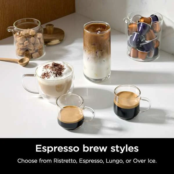 Ninja Prestige Dualbrew System Coffee Maker und Espresso Capsule Machine - Schwarz | CFN802UK