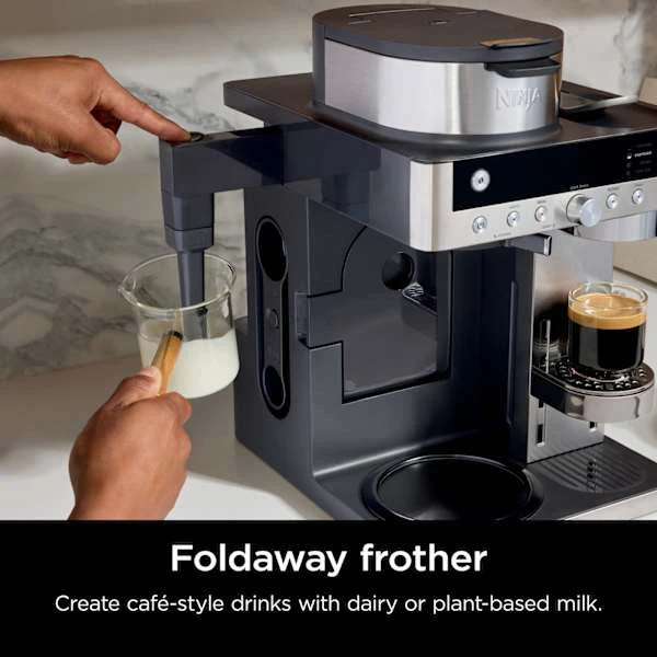 Ninja Prestige Dualbrew System Coffee Maker und Espresso Capsule Machine - Schwarz | CFN802UK