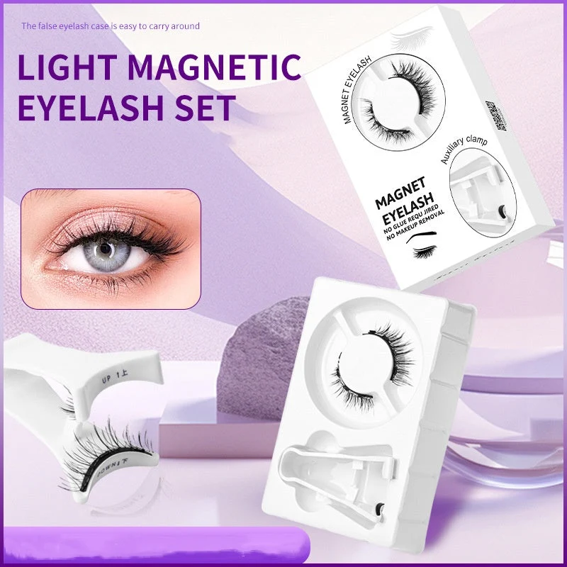 💖Wiederverwendbare magnetische Wimpern mit Applikator💯