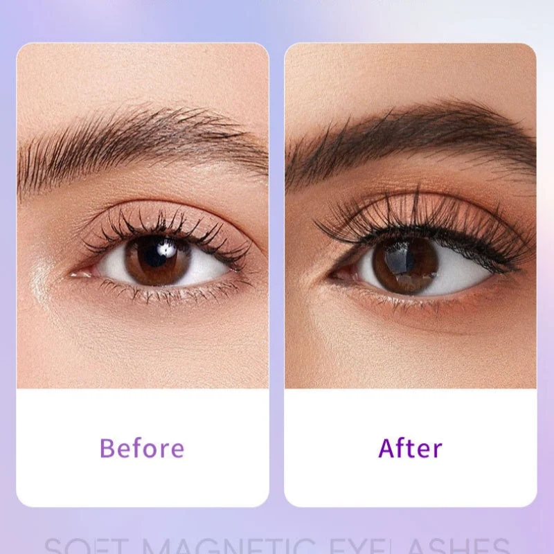💖Wiederverwendbare magnetische Wimpern mit Applikator💯