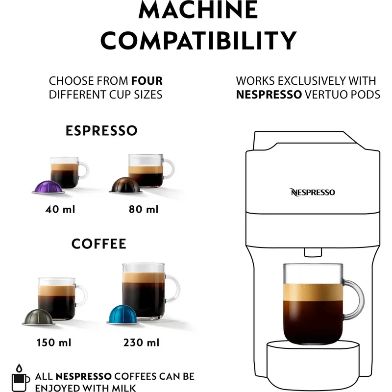 Krups Nespresso Vertuo Pop Pod Kaffeemaschine - Rot | XN920540