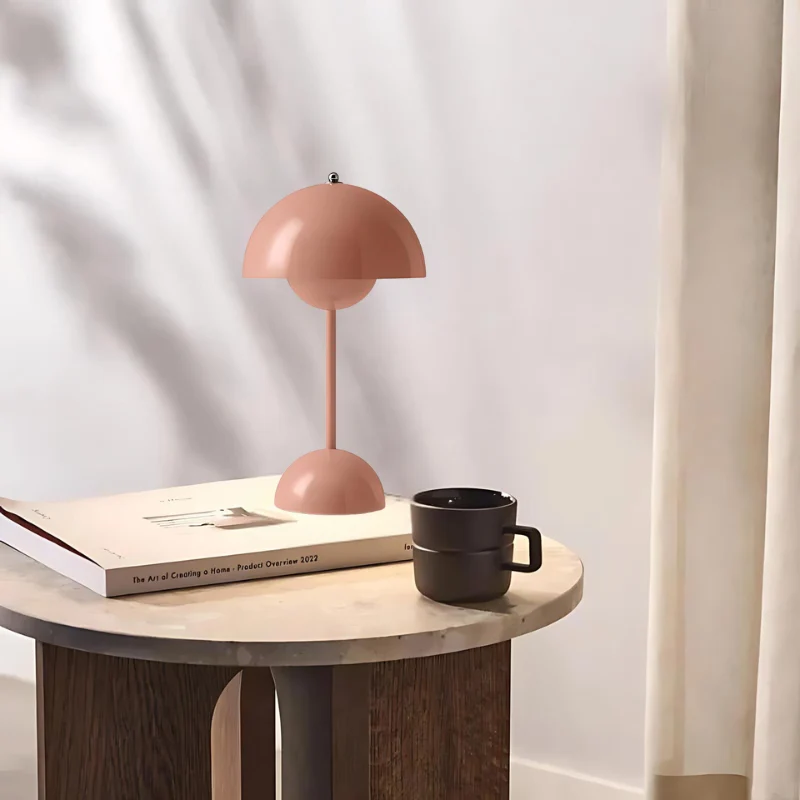 Skanto | Moderne Pilz-Design Tischlampe mit Touch-Steuerung