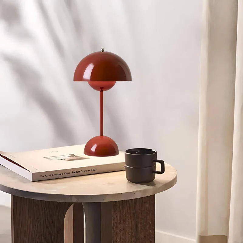 Skanto | Moderne Pilz-Design Tischlampe mit Touch-Steuerung
