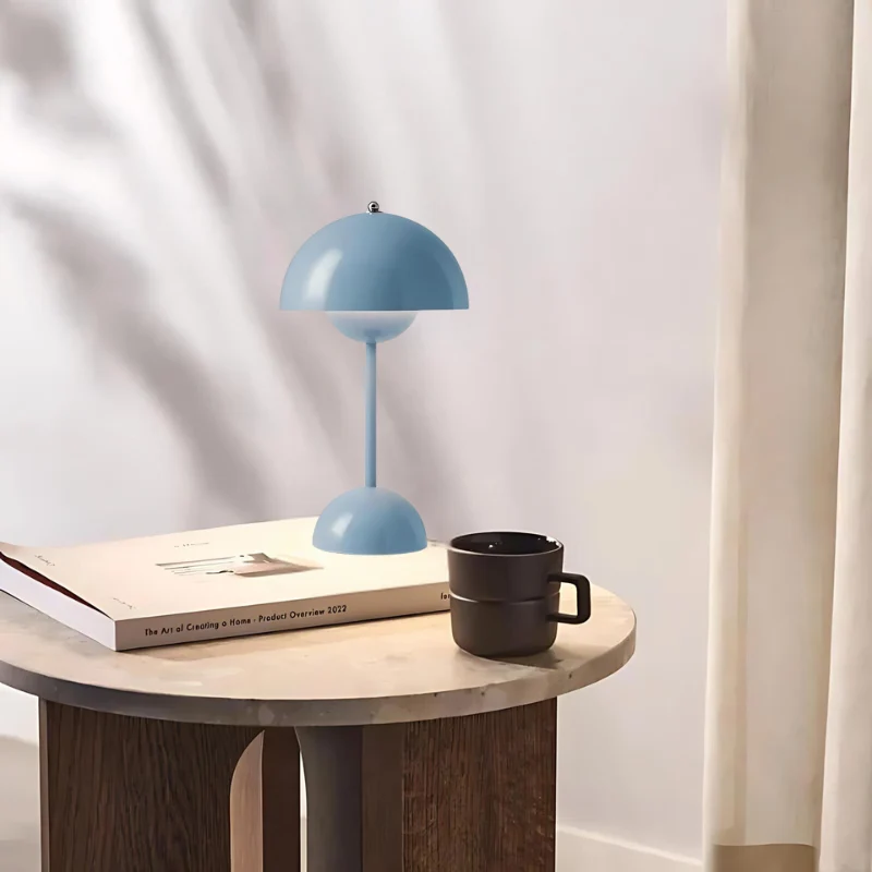 Skanto | Moderne Pilz-Design Tischlampe mit Touch-Steuerung