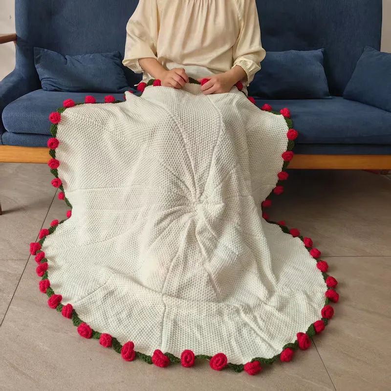 Handgefertigter gehäkelter Blumenstrauß
