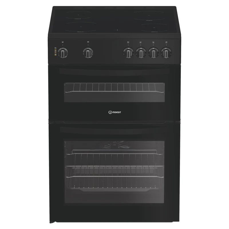 Indesit 60CM freistehend Electric Herd - Schwarz | IDE6VMB