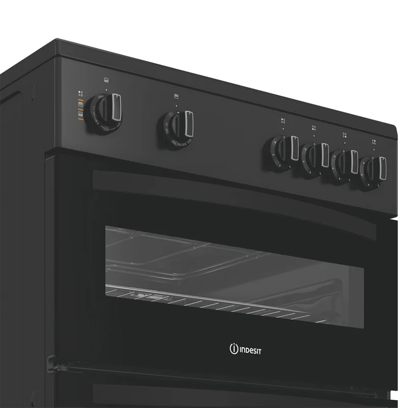 Indesit 60CM freistehend Electric Herd - Schwarz | IDE6VMB