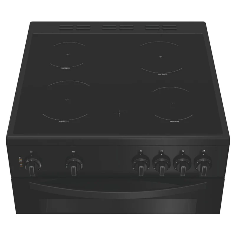 Indesit 60CM freistehend Electric Herd - Schwarz | IDE6VMB