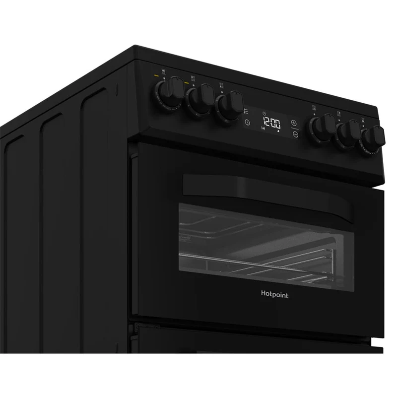 Hotpoint 50CM freistehend Electric Herd - Schwarz | HDE5VDCB