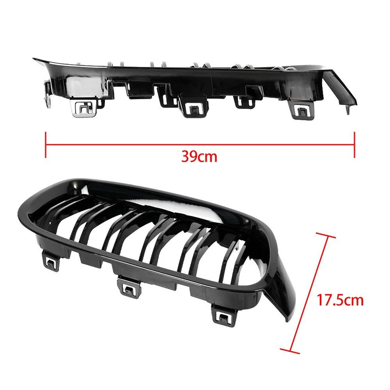 Kühlergrill Doppelsteg Nieren Grill 3er F30 F31 F35 Frontgrill