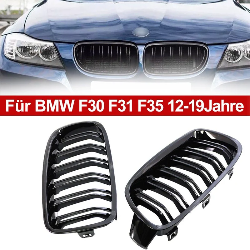 Kühlergrill Doppelsteg Nieren Grill 3er F30 F31 F35 Frontgrill