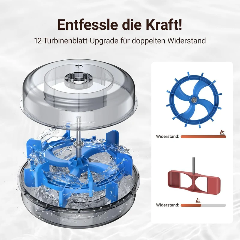Wasser Rudergerät Massivholz Rudermaschine Fitness Home Gym Training