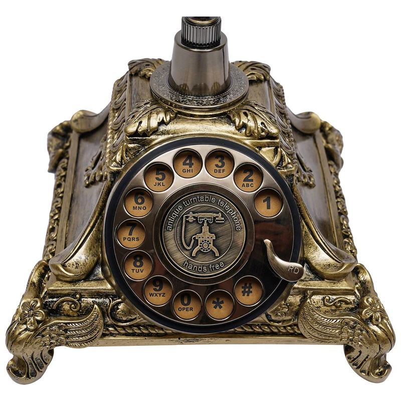 Retro Telefon Schnurgebunden Nostalgie Festnetz Tischtelefon Wohnzimmer
