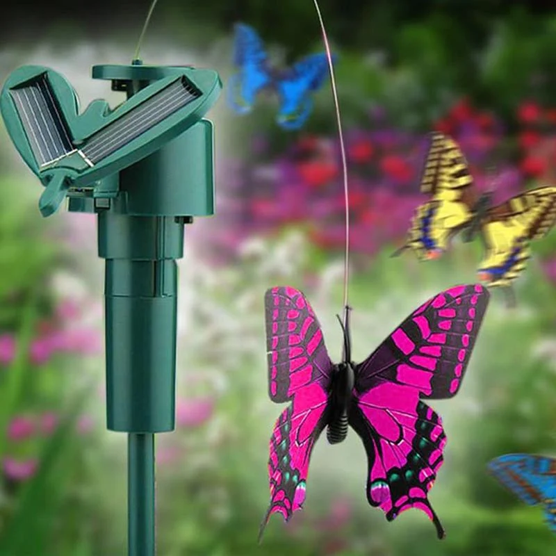 Skanto | Solarbetriebener tanzender Kolibri und Schmetterling