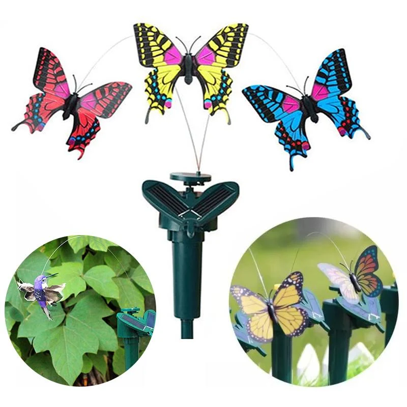 Skanto | Solarbetriebener tanzender Kolibri und Schmetterling