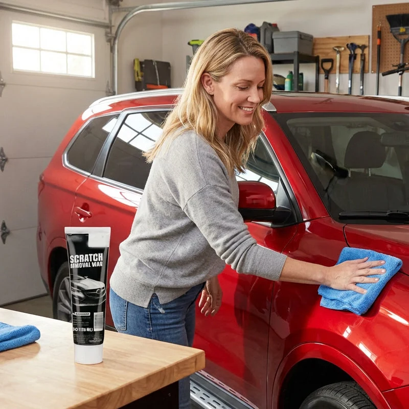 💎 KAUFE 2, ERHALTE 1 GRATIS! 💎 Universeller Auto-Kratzerentferner-Wachs – Entfernt Kratzer, Flecken & Oxidation, Restauriert auch Scheinwerfer! 🚗✨