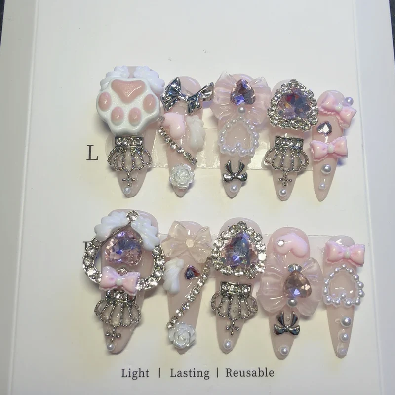 Dekorative Strass Haarklammern Set