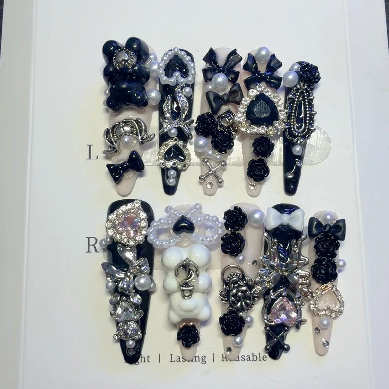 Dekoratives Strass-Haaraccessoire-Set